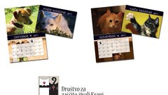 Za darilo koledar v pomoč živalim