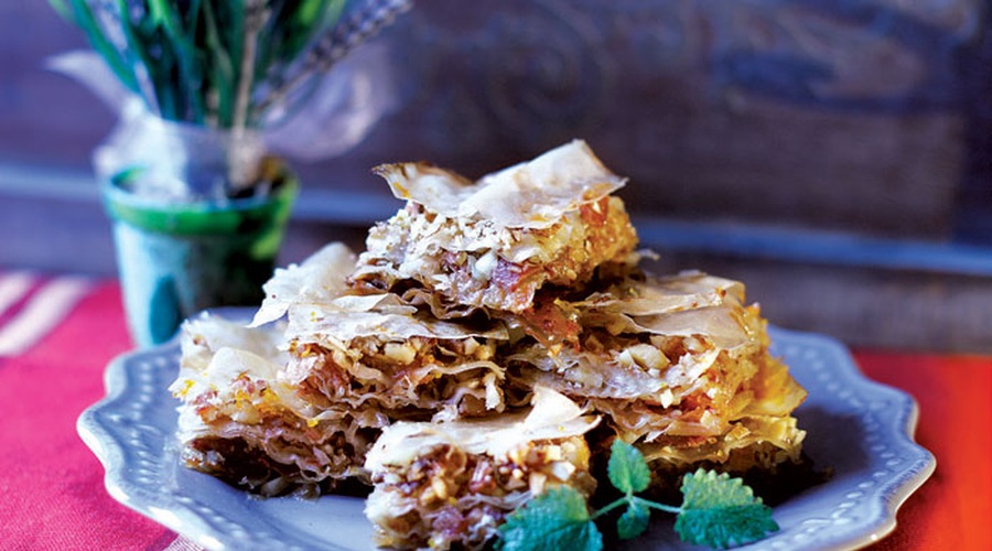 Recept: Baklava z datlji in oreški (foto: Kristina Lenard)