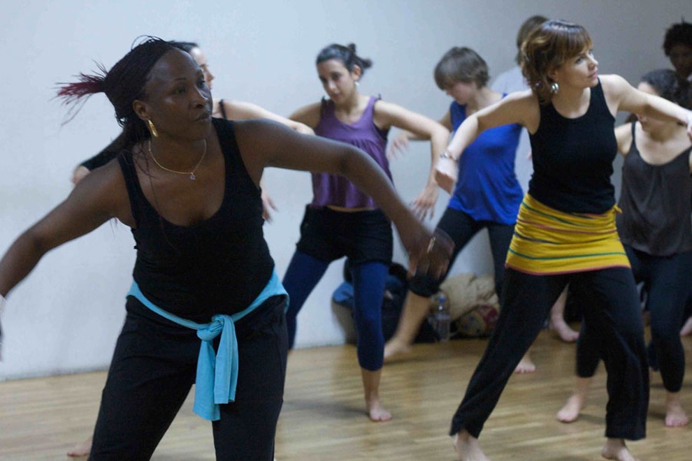 Aissata Kouyate - delavnica afriških plesov.
