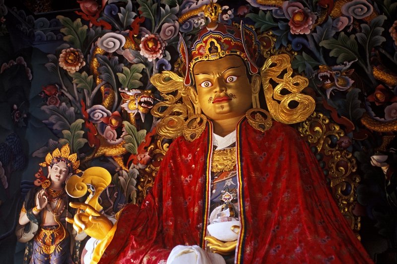 Padmasambhava, ustanovitelj tibetanskega budizma in duhovni mojster. (foto: Profimedia)