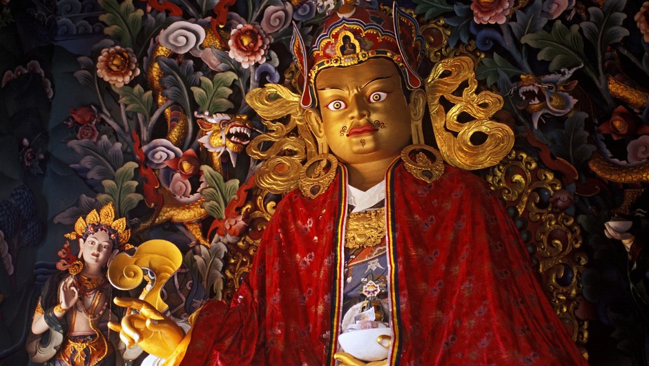 Padmasambhava, ustanovitelj tibetanskega budizma in duhovni mojster. (foto: Profimedia)