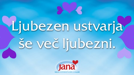 Nagradna igra #Jana #Samoljubezen: Delite pozitivna sporočila med svoje prijatelje