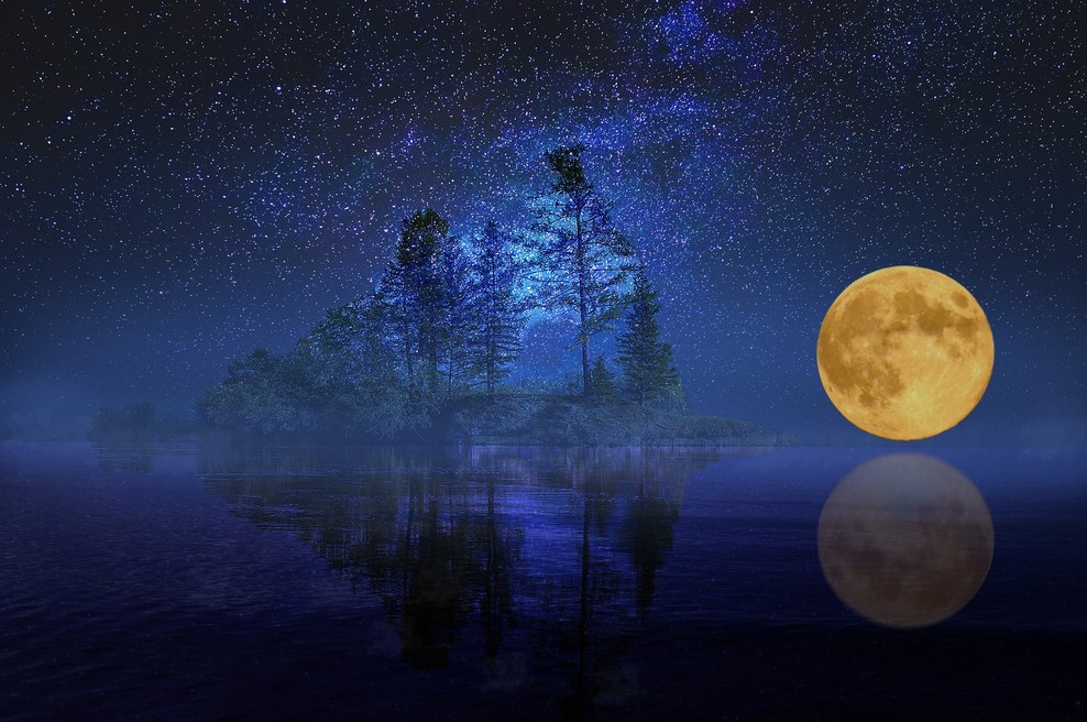 Žetvena polna luna (14. 9.) (foto: pixabay)