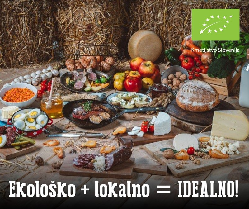 Vseslovenska kampanja ozaveščanja - Ekološko + lokalno je idealno! (foto: promocijski materiali)