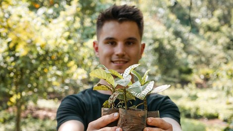Miha Hrovat želi s projektom Treecelet posaditi milijon dreves!