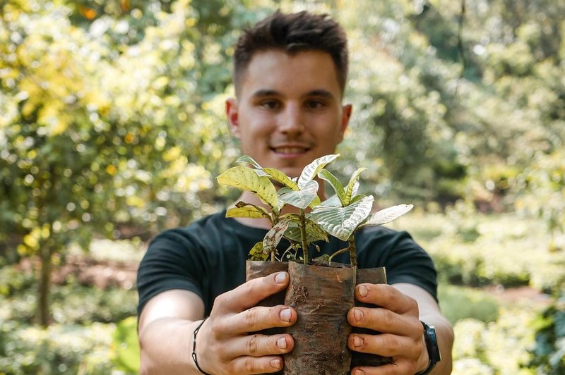 Miha Hrovat želi s projektom Treecelet posaditi milijon dreves! (foto: treecelet)