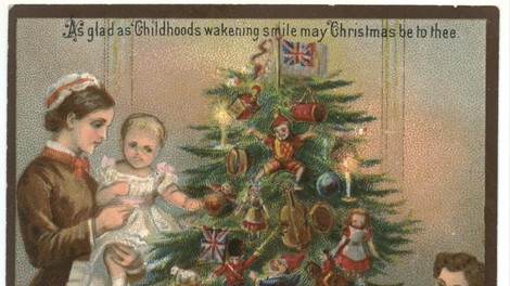 Poglejte si božične voščilnice iz leta 1880!