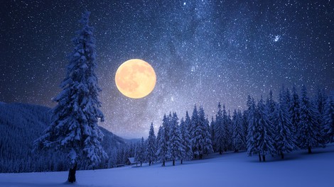 Kako bo snežna polna luna vplivala na znake zodiaka?