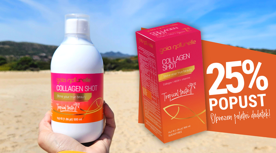 Kolagen shot Tropical – okus, ki te popelje na tropsko plažo (foto: promocijska fotografija)