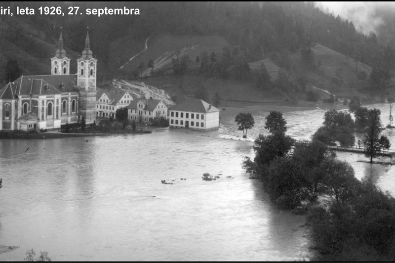 Kako hude so bile poplave od leta 1901 do 1926? (foto: Facebook / Vremenska postaja ŽIRI screenshot)