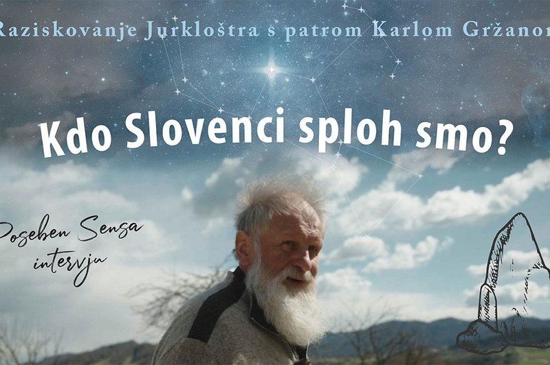 Karel Gržan: Kdo Slovenci sploh smo? Raziskovanje Jurkloštra in megalitov (foto: Sensa)