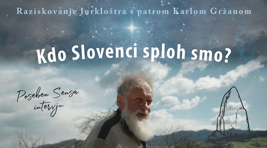 Karel Gržan: Kdo Slovenci sploh smo? Raziskovanje Jurkloštra in megalitov (foto: Sensa)