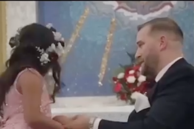 Moški se je poročil z materjo samohranilko, poglejte, kaj je storil na poroki! (foto: Posnetek zaslona Instagram)