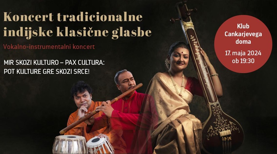 Vabljeni na koncert indĳske klasične glasbe (in doživite harmonijo v raznolikosti ter mir v kulturi) (foto: PROMO)