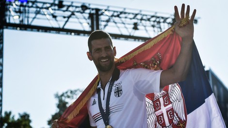 Novak Đoković na olimpijskih igrah v Parizu