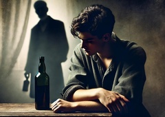 Alkoholiki imajo pogosto prekinjen odnos z OČETOM