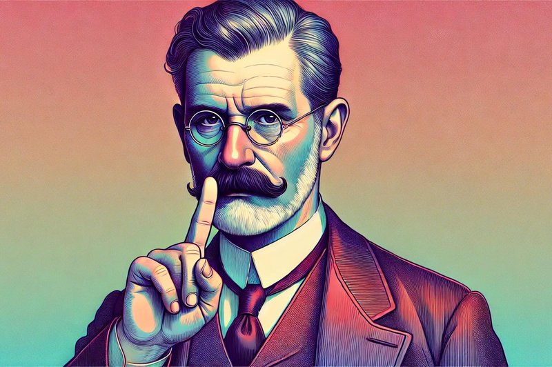 O katerih 2 stvareh pameten človek ne govori? FREUD ima moder odgovor (foto: ai)