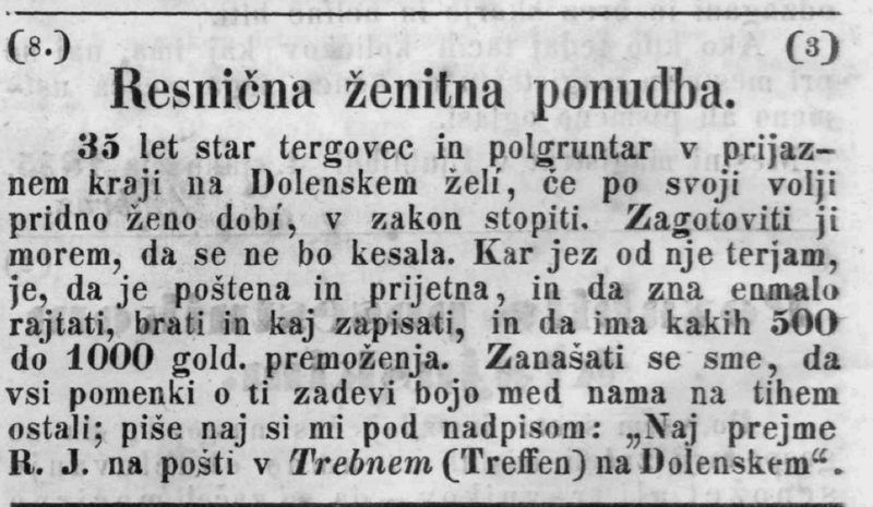 Kako so izgledale ŽENITNE PONUDBE naših pradedkov? "To je bil 'Tinder' v 19. stoletju"