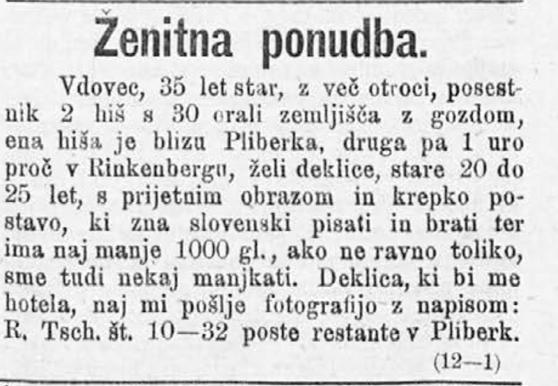 Kako so izgledale ŽENITNE PONUDBE naših pradedkov? "To je bil 'Tinder' v 19. stoletju"