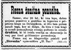 Kako so izgledale ŽENITNE PONUDBE naših pradedkov? "To je bil 'Tinder' v 19. stoletju"