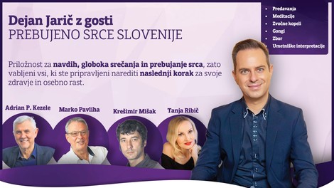 Prebujeno Srce Slovenije v živo z gosti