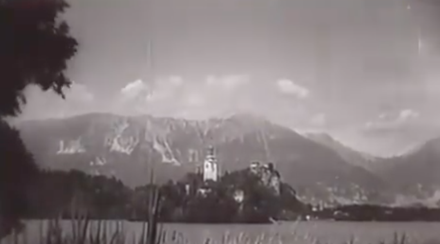 Kako je izgledal Bled leta 1946? (foto: posnetek zaslona Facebook)