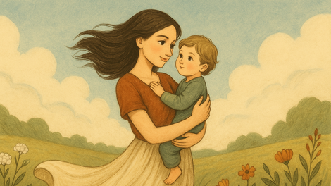 mama in otrok