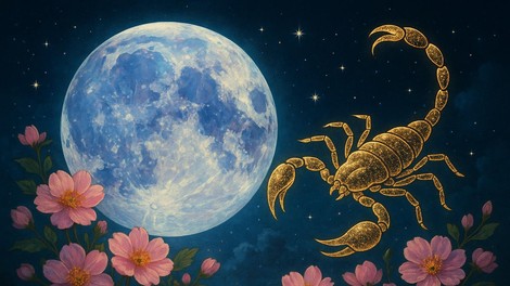 cvetlična polna luna škorpijon