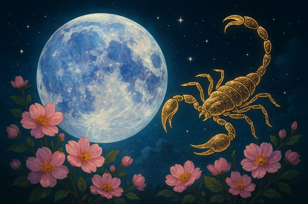 Polna luna v škorpijonu bo prinesla čustveno dramo za ta 3 znamenja (foto: ai)