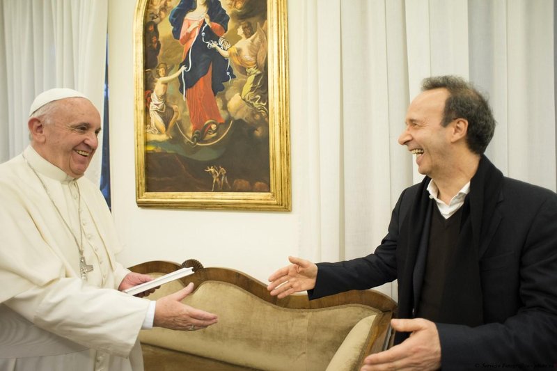 papež in roberto benigni