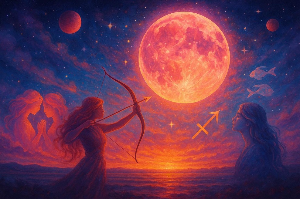 Jagodna polna luna bo dramatična za 3 astrološka znamenja (foto: ai)