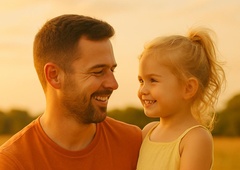 Kaj se zgodi z deklico, če jo oče zares vidi? To spremeni vse v njenem življenju...