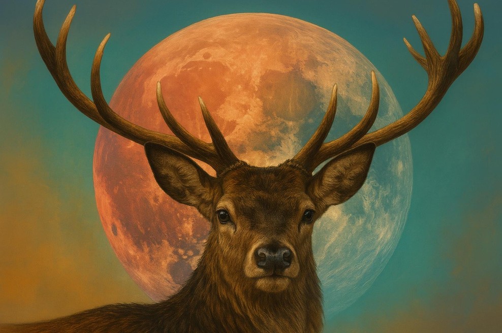 Kaj predstavlja 'jelenova polna luna'? (foto: ai)