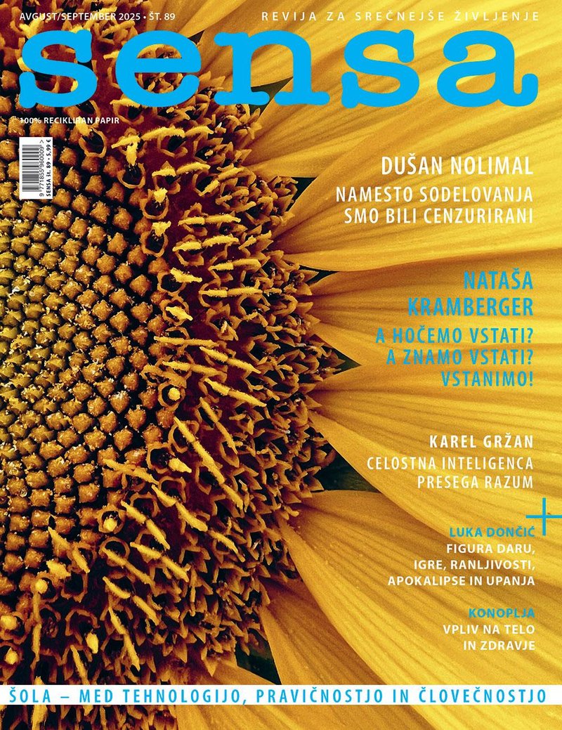 Zato so v Gazi prstni odtisi vseh nas ... (iz nove Sense - preberite, katere teme vas čakajo v sveži številki revije)