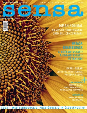 
                                Naslovnica Sensa
                                - avgust/september 2025