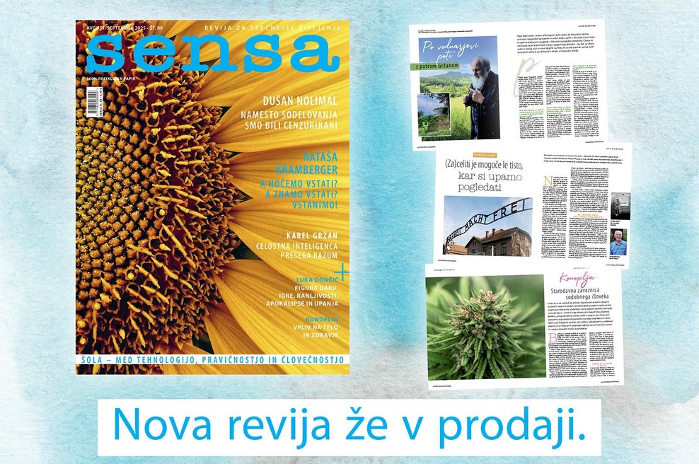 Kaj vas čaka v novi Sensi? Nova številka je že na voljo! (foto: Sensa)