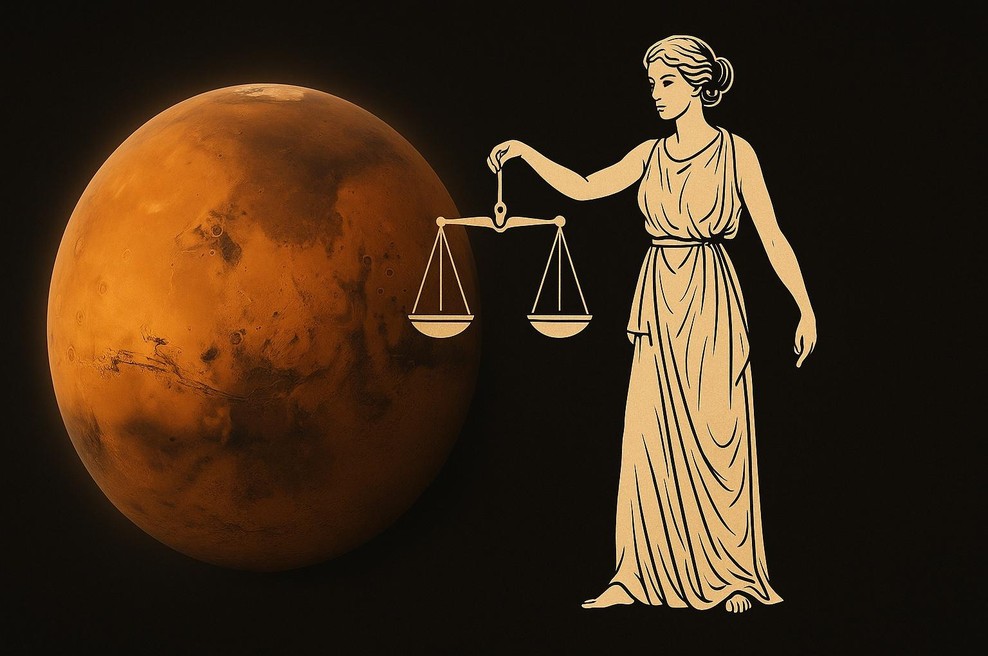 Mars 6. avgusta prehaja v znamenje Tehtnice. Kako boste delovali v tem obdobju? (foto: ai)