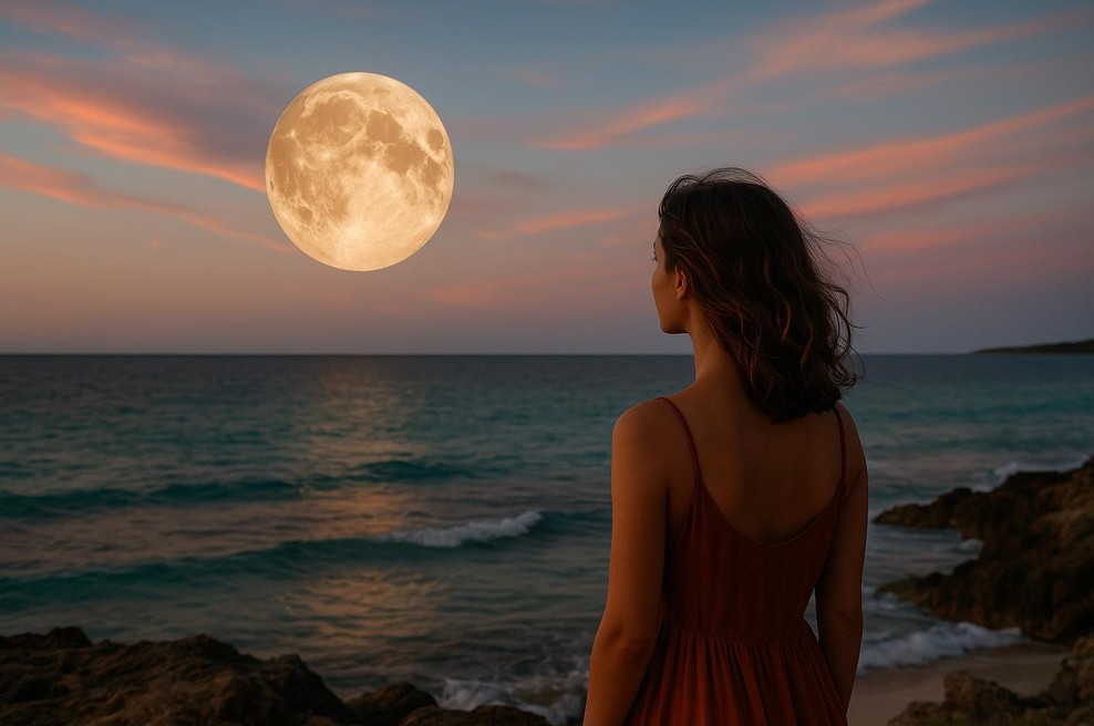 Kaj prinaša teden: močna polna luna, preobrat Marsa in čustvene lekcije Venere (foto: ai)