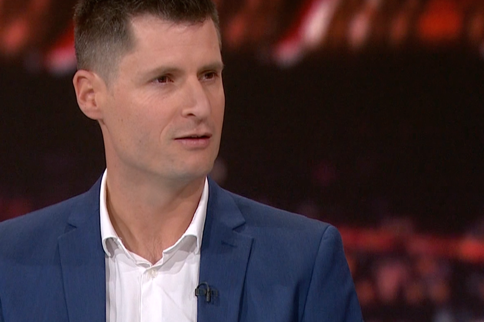 Logoterapevt Matic Vidic: "Če človek ni koristen, je destruktiven. Nesmiselnost ubija." (foto: Posnetek zaslona TV SLO1)