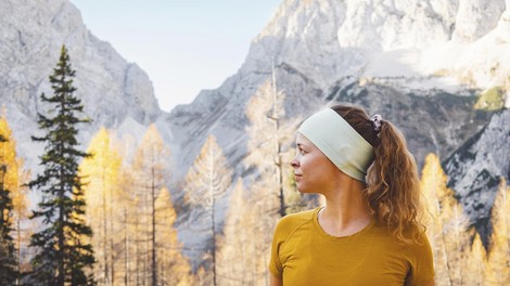 jesen narava ženska