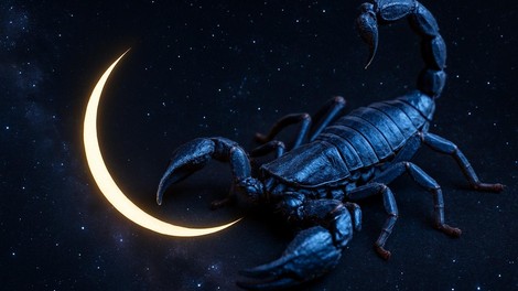 škorpijon mlaj luna