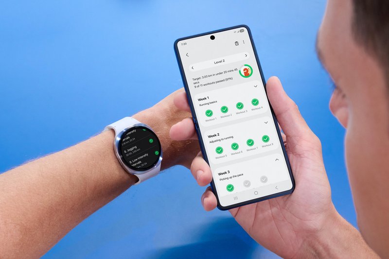 Vsak dan znova izberem dobro počutje — pri tem mi pomagata Galaxy Watch8 in Galaxy Z Flip7