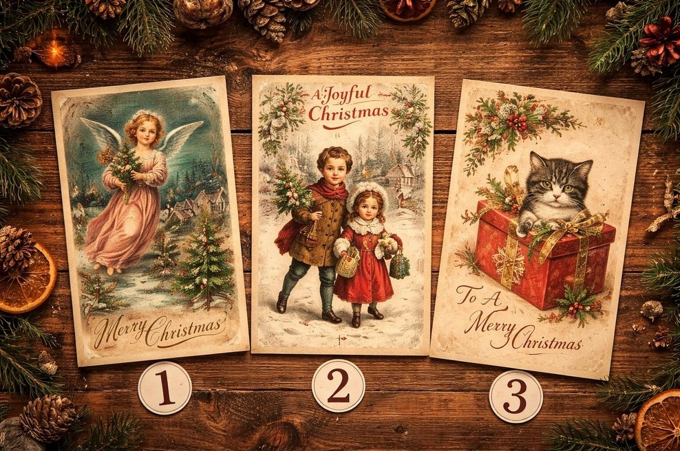 Izberite božično sliko in odkrijte, kakšno sporočilo prinaša za vas (foto: ai)