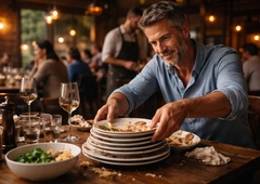 Pomagate natakarju pri pospravljanju krožnikov? Psihologi pravijo, da to dejanje razkriva nekaj globljega