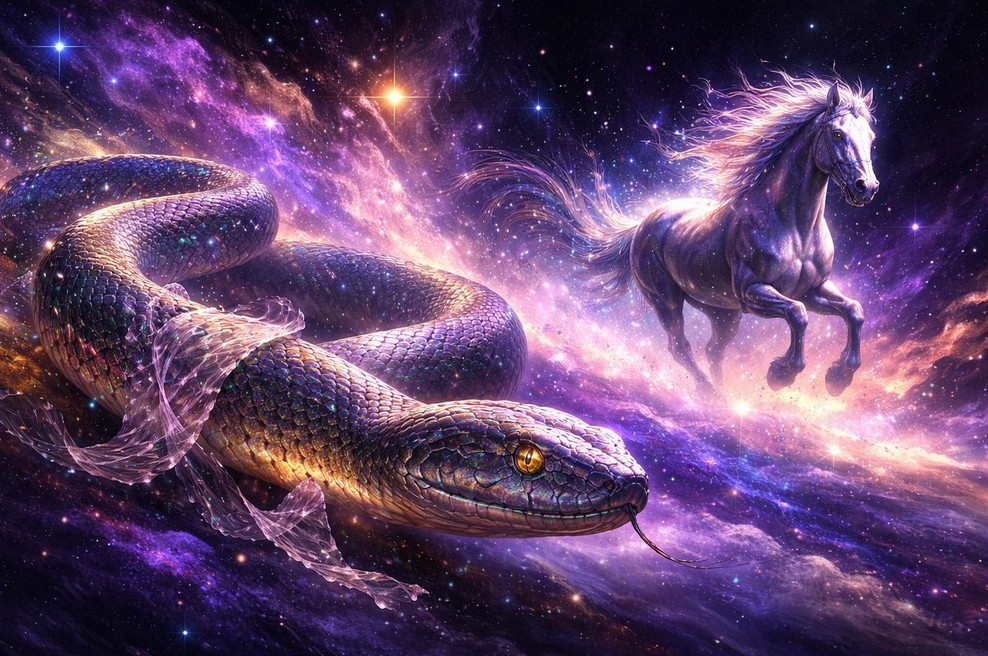 Astrologinja opozarja: "Trenutno smo v zadnjih dneh energije leta kače." (foto: ai)