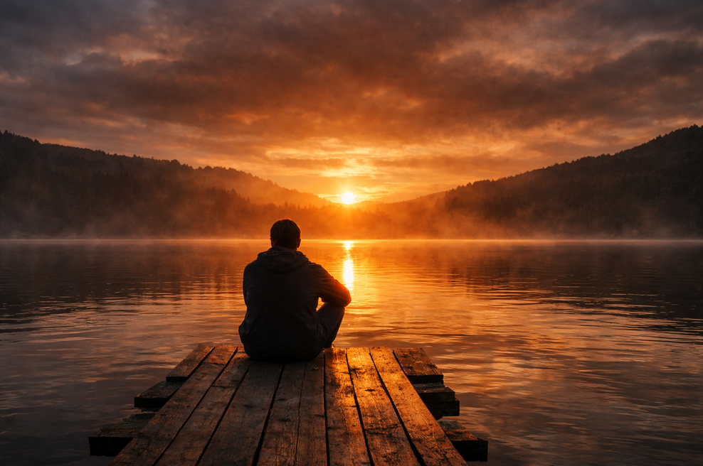 Ko imate občutek, da stojite na mestu – preberite to AFIRMACIJO, preden obupate (foto: AI)