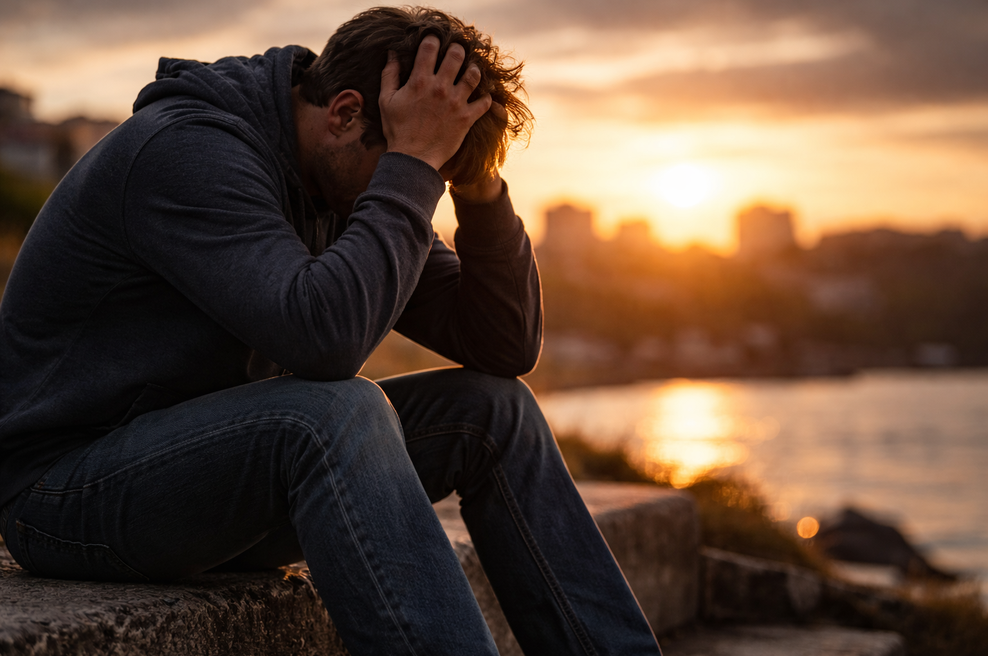 Ko gre kaj narobe, večina ljudi takoj poišče krivca. A filozofija stoikov opozarja na nekaj veliko bolj neprijetnega. (foto: AI)