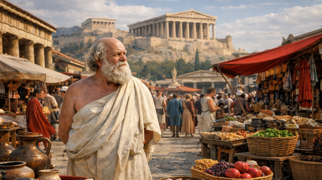 Sokratov “trik”: vsak dan je šel na tržnico, da bi videl, česa ne potrebuje