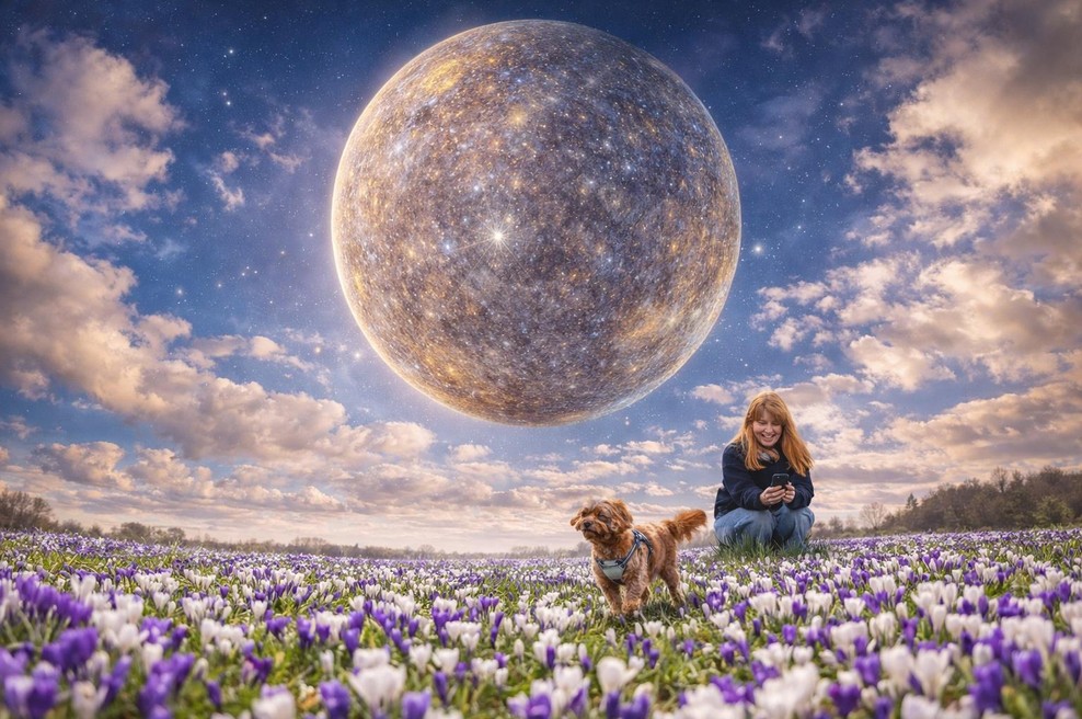 Začel se je retrogradni Merkur in ta znamenja ga bodo najmočneje občutila (foto: ai + profimedia)