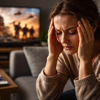 Kako novice o vojni vplivajo na telo: stres, kortizol in občutek ogroženosti